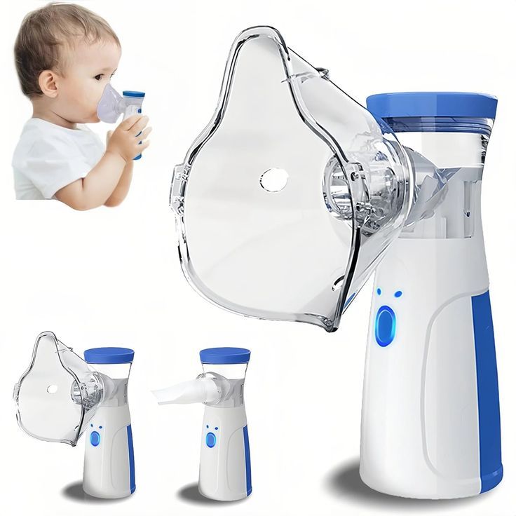 Portable Rechargeable Medical Nebulizer for Adults & Kids – Asthma Inhaler