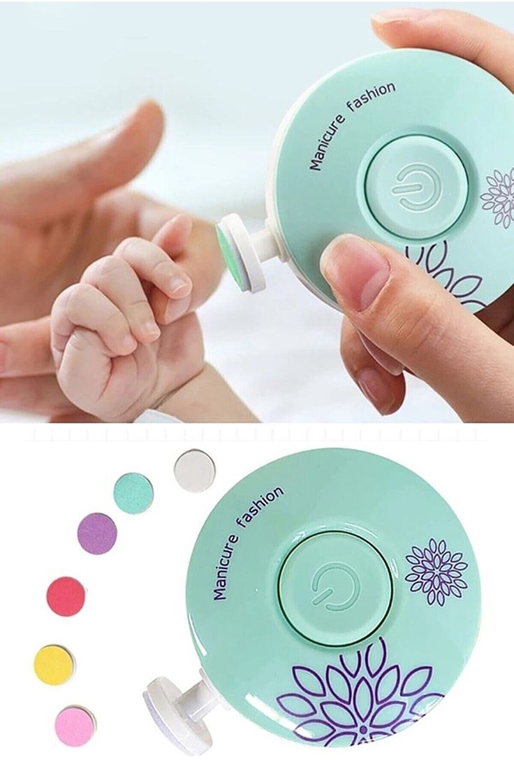 6 in 1 Round Electric Baby Nail Trimmer Set Manicure Set