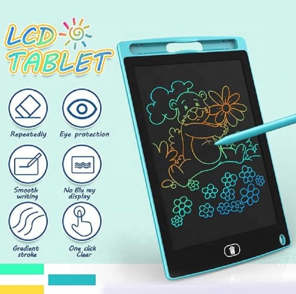 8.5" LCD Writing & Drawing Tablet – Multicolor
