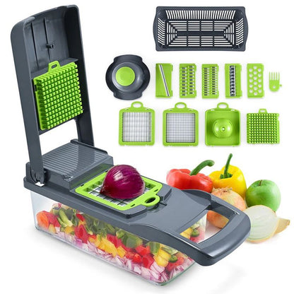 16 in 1 Multifunctional Vegetable Cutter & Chopper – Slicer, Dicer, Grater