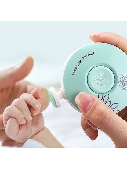 6 in 1 Round Electric Baby Nail Trimmer Set Manicure Set