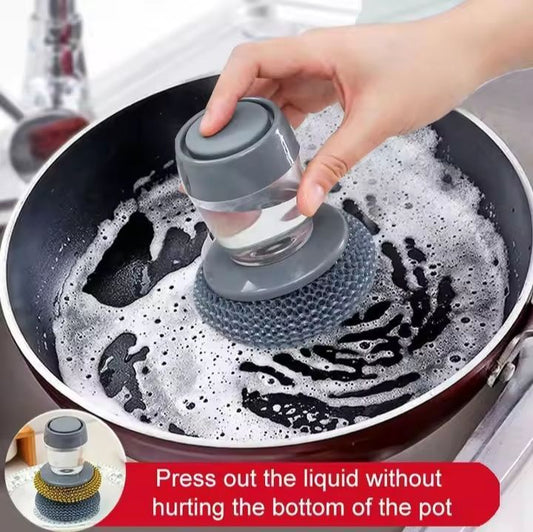 Soap Dispensing Dish Brush – Portable & Easy to Use