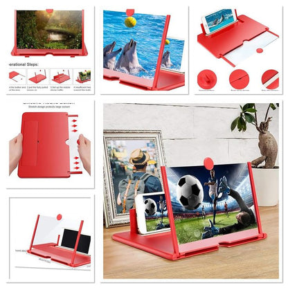 HD Mobile Phone Screen Magnifier Stand