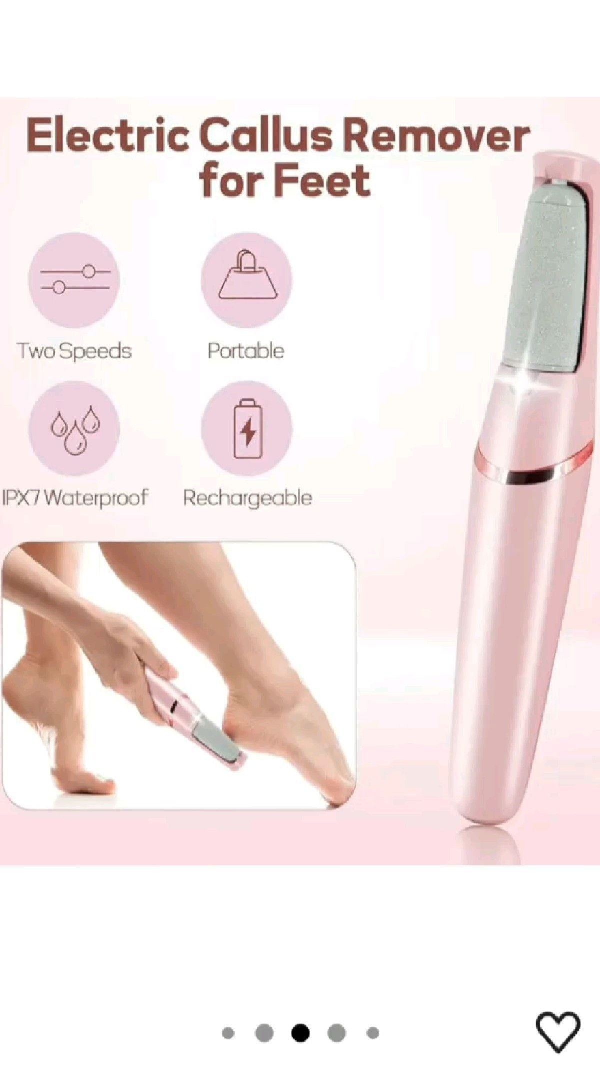 Electric & usb pedicure foot callus remover