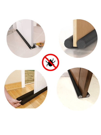 Dust Stopper, Twin Guard Air Insulator, Flexible Door Bottom Seal Strip pack of 5
