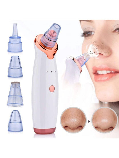 Electric Blackhead Remover Vacuum with 5 Suction Heads