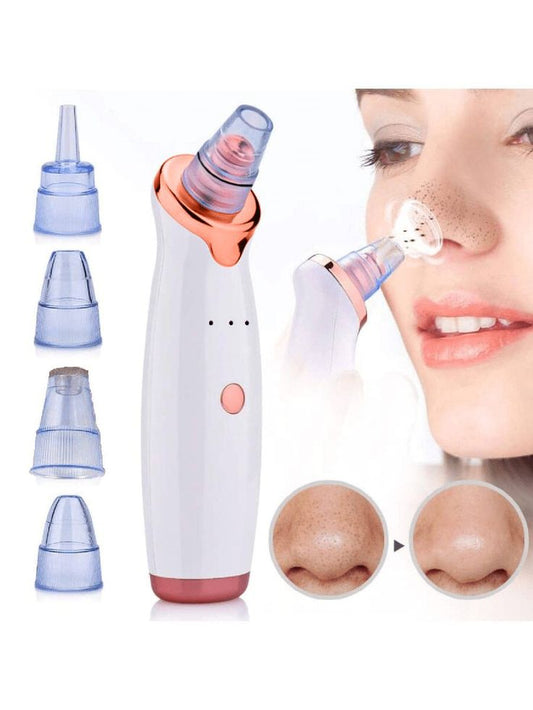 Electric Blackhead Remover Vacuum with 5 Suction Heads