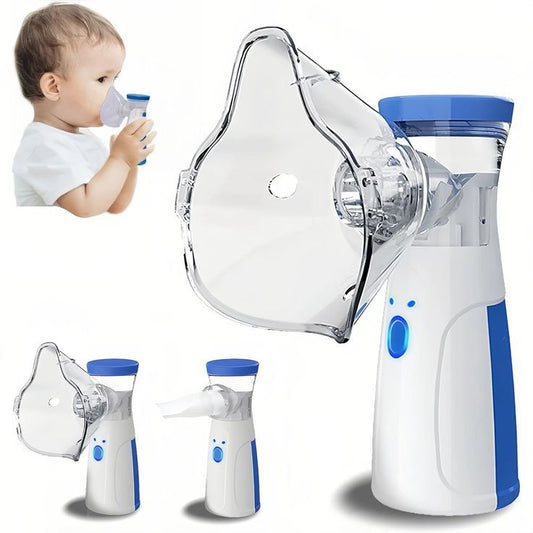 Portable Rechargeable Medical Nebulizer for Adults & Kids – Asthma Inhaler