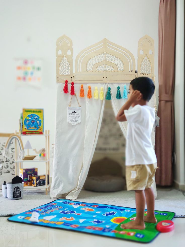 Electronic Educational Prayer Mat for Kids with Sound – Interactive Learning Namaz Mat