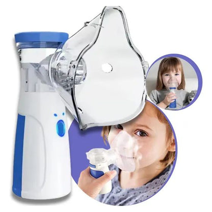 Portable Rechargeable Medical Nebulizer for Adults & Kids – Asthma Inhaler