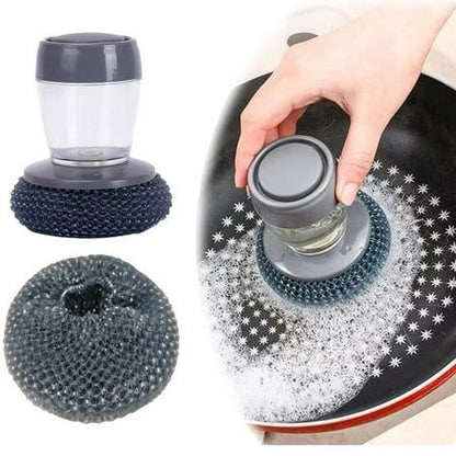 Soap Dispensing Dish Brush – Portable & Easy to Use