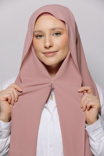 Magnetic Hijab Pins – Round Scarf Clips (1 Pair)