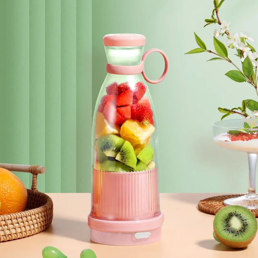 Wireless Charging 4 Blades Electric Juicer Mini Portable Blender Fruit Mixers Extractors Multifunction Juice Maker Machine
