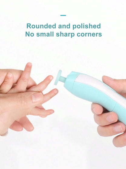 6‑in‑1 Electric Baby Nail Trimmer with LED Light