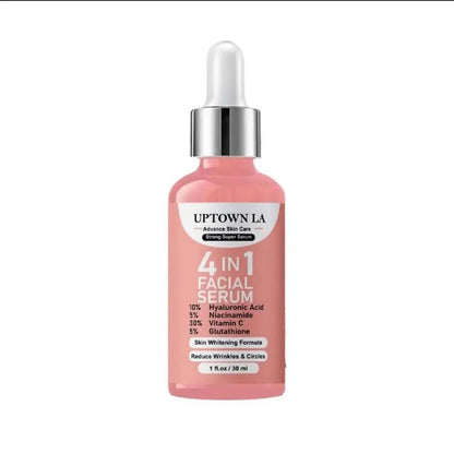 Uptown LA 4-in-1 Super Facial Serum – Hyaluronic Acid, Vitamin C & Niacinamide