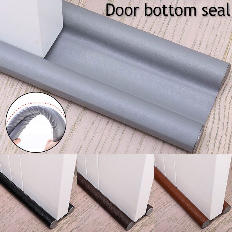 Dust Stopper, Twin Guard Air Insulator, Flexible Door Bottom Seal Strip pack of 5