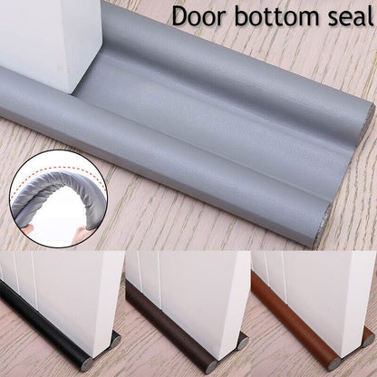Dust Stopper, Twin Guard Air Insulator, Flexible Door Bottom Seal Strip pack of 5