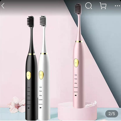 Smart Ultrasonic Electric Toothbrush – Long-Lasting & Automatic