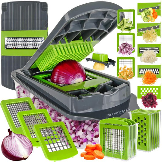 16 in 1 Multifunctional Vegetable Cutter & Chopper – Slicer, Dicer, Grater
